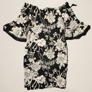 Premier Amour off-the-shoulder midi dress